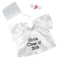 Personalized Embroidered White Graduation Set 4 pc