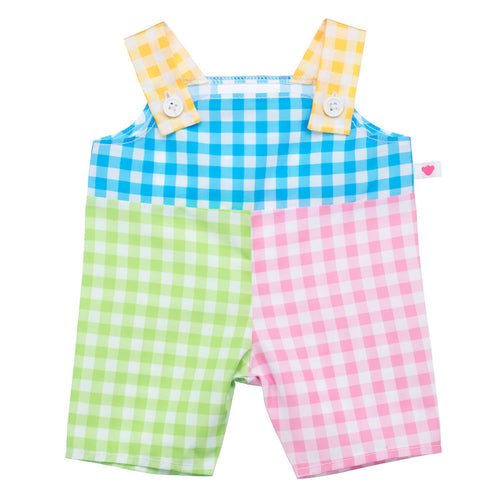Spring Gingham Overalls