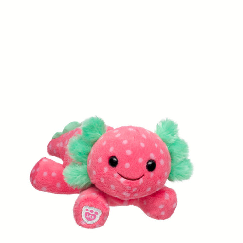 Build-A-Bear Mini Beans® Strawberry Axolotl Stuffed Animal