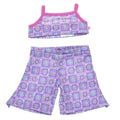 Purple Crochet Jumpsuit Set