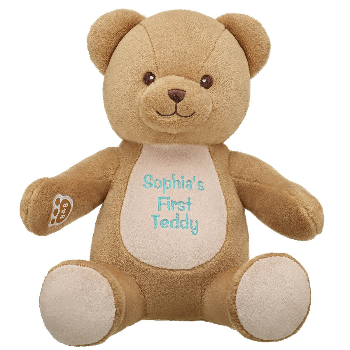 Personalized Embroidered Baby Brown Teddy Bear