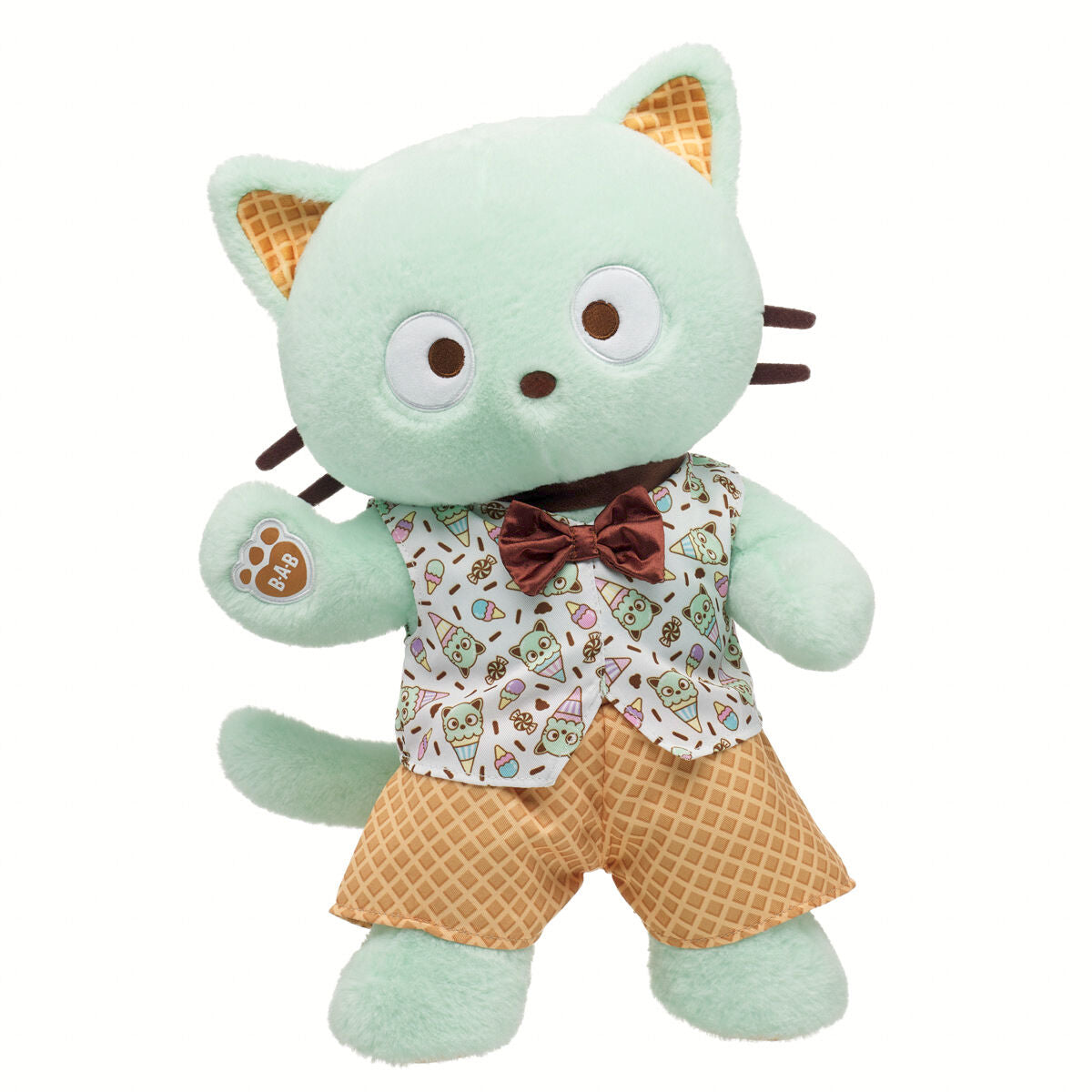 Sanrio® Hello Kitty® and Friends Mint Chocolate Chip Chococat™ Plush with Outfit