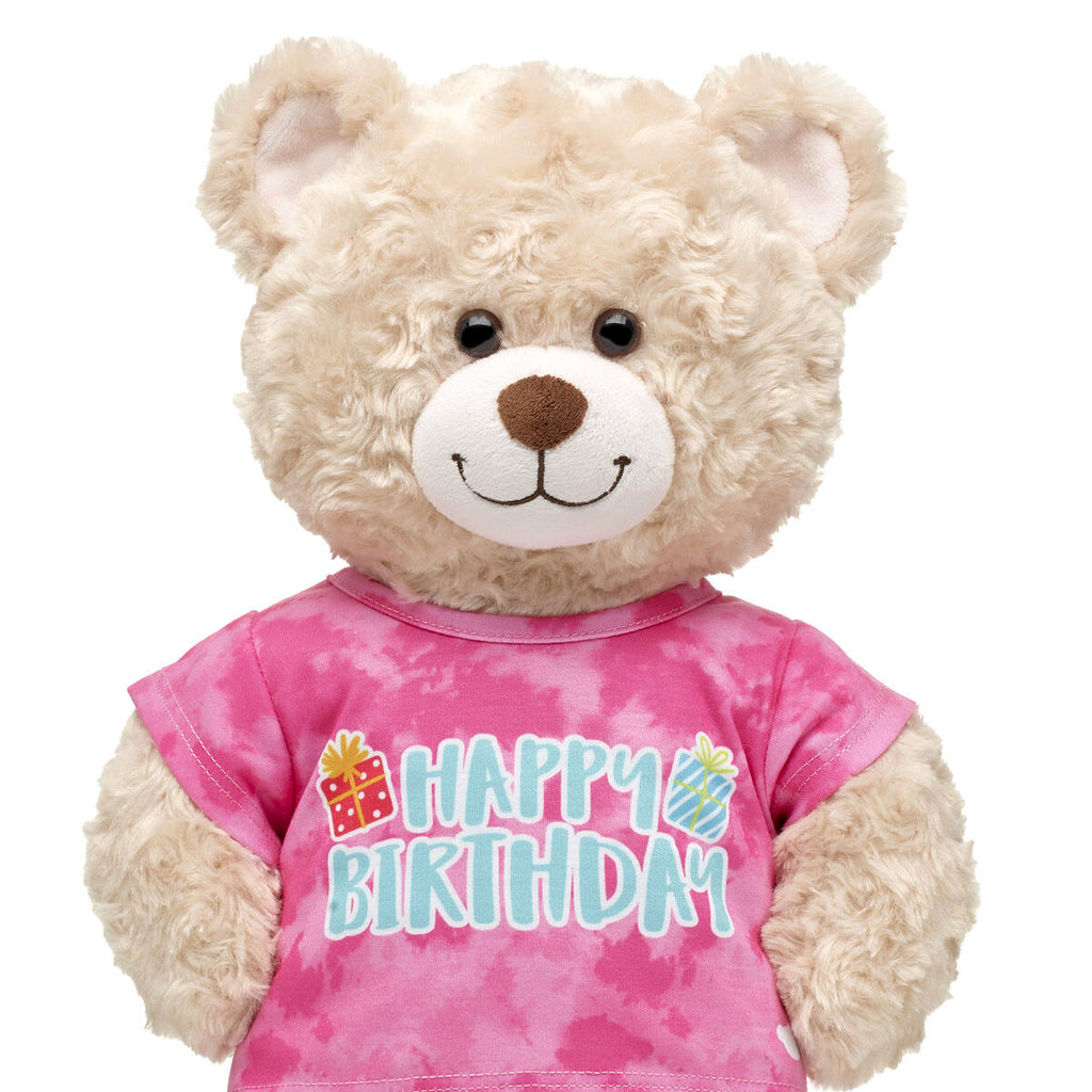 Pink Tie-Dye Birthday T-Shirt