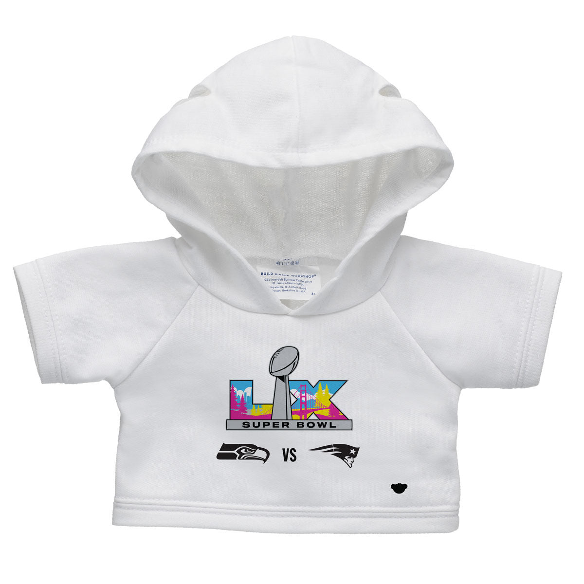 Super Bowl LX New England Patriots and Seattle Seahawks Hoodie