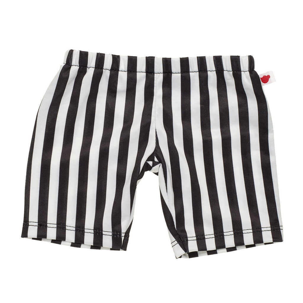 Black and White Striped Leggings