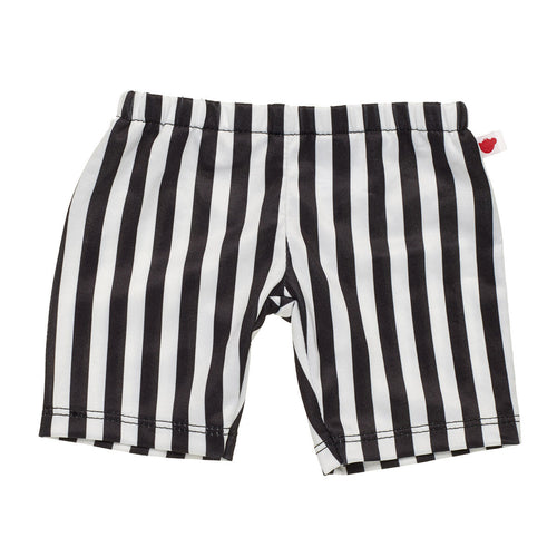 Black and White Striped Leggings