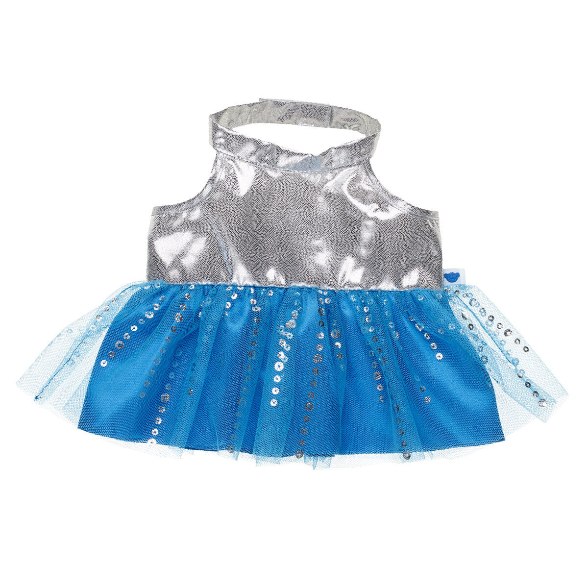 Silver and Blue Dress