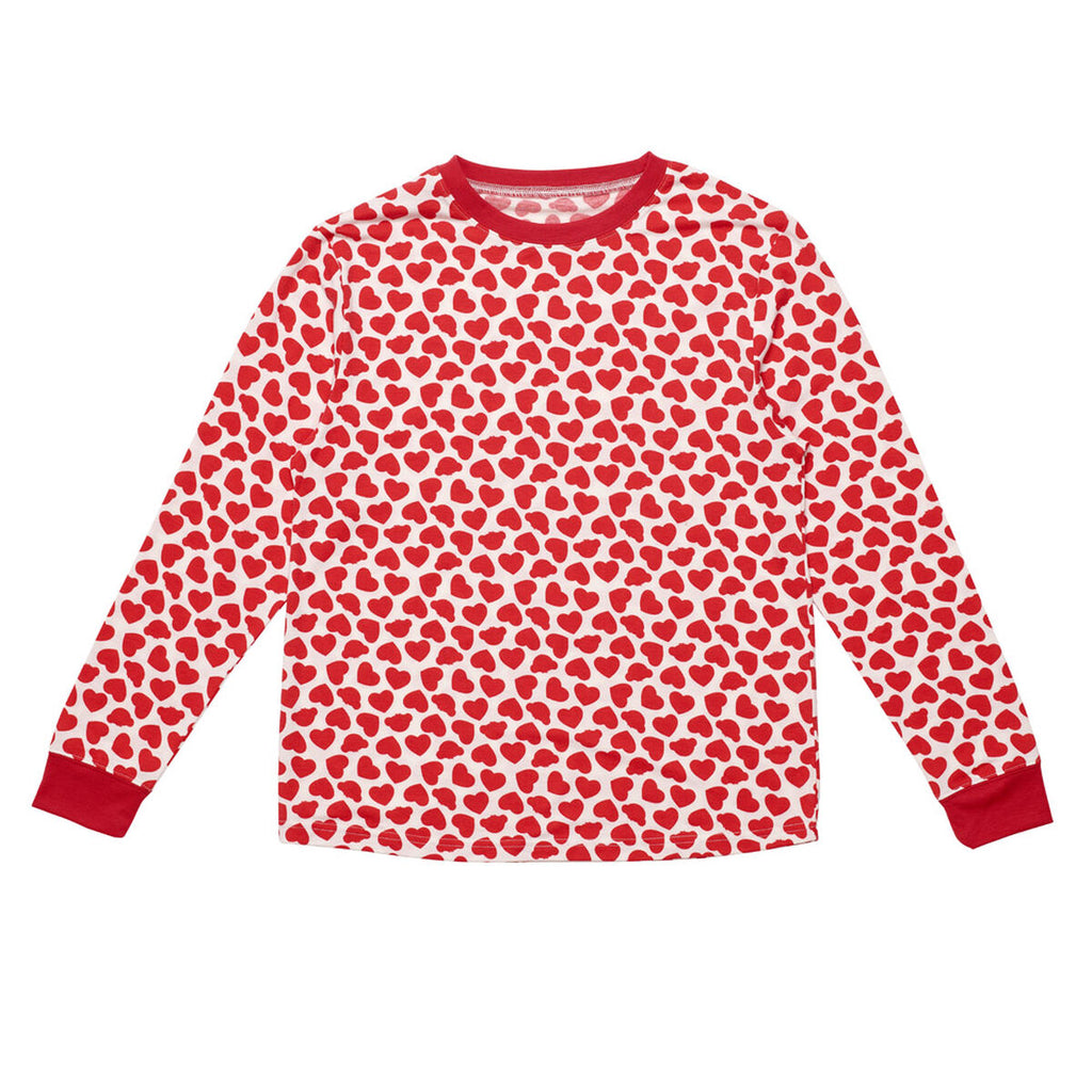 Build-A-Bear Pajama Shop™ Red Hearts PJ Top - Adult