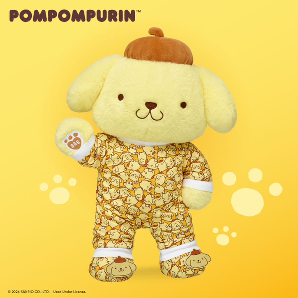Sanrio® Hello Kitty® and Friends Pompompurin™ Stuffed Animal Gift Set with Sleeper and Slippers