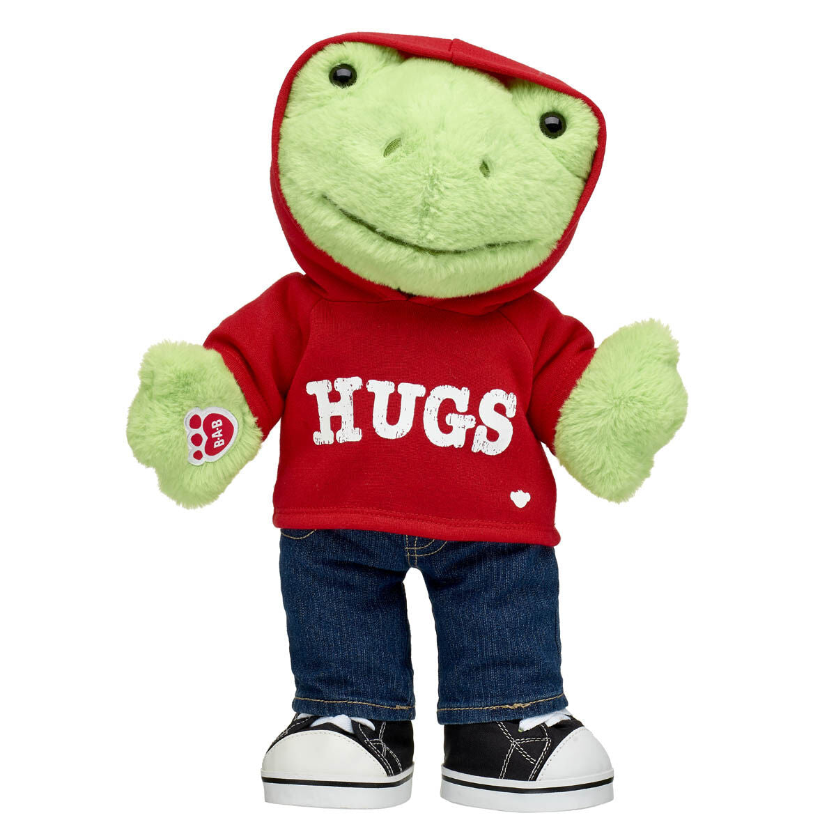 Spring Green Frog Stuffed Animal Hugs Gift Set