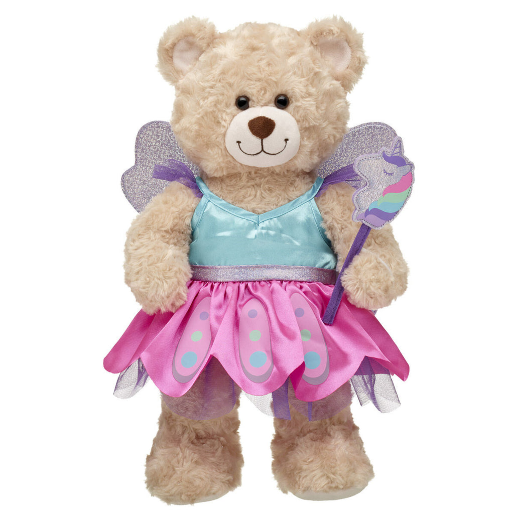 Fairy Dress with Wings and Unicorn Wand