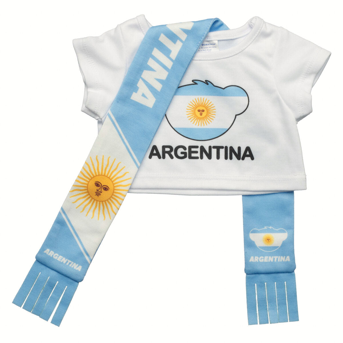 Argentina Scarf and T-Shirt Set