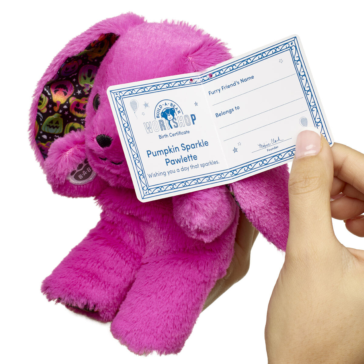 Build-A-Bear Mini Beans® Hoppy Halloween Pawlette™ Plush Bunny