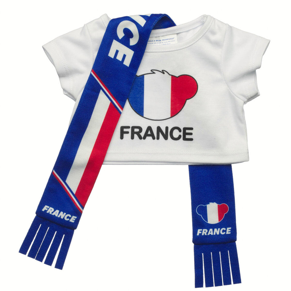 France Scarf and T-Shirt Set