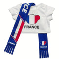France Scarf and T-Shirt Set