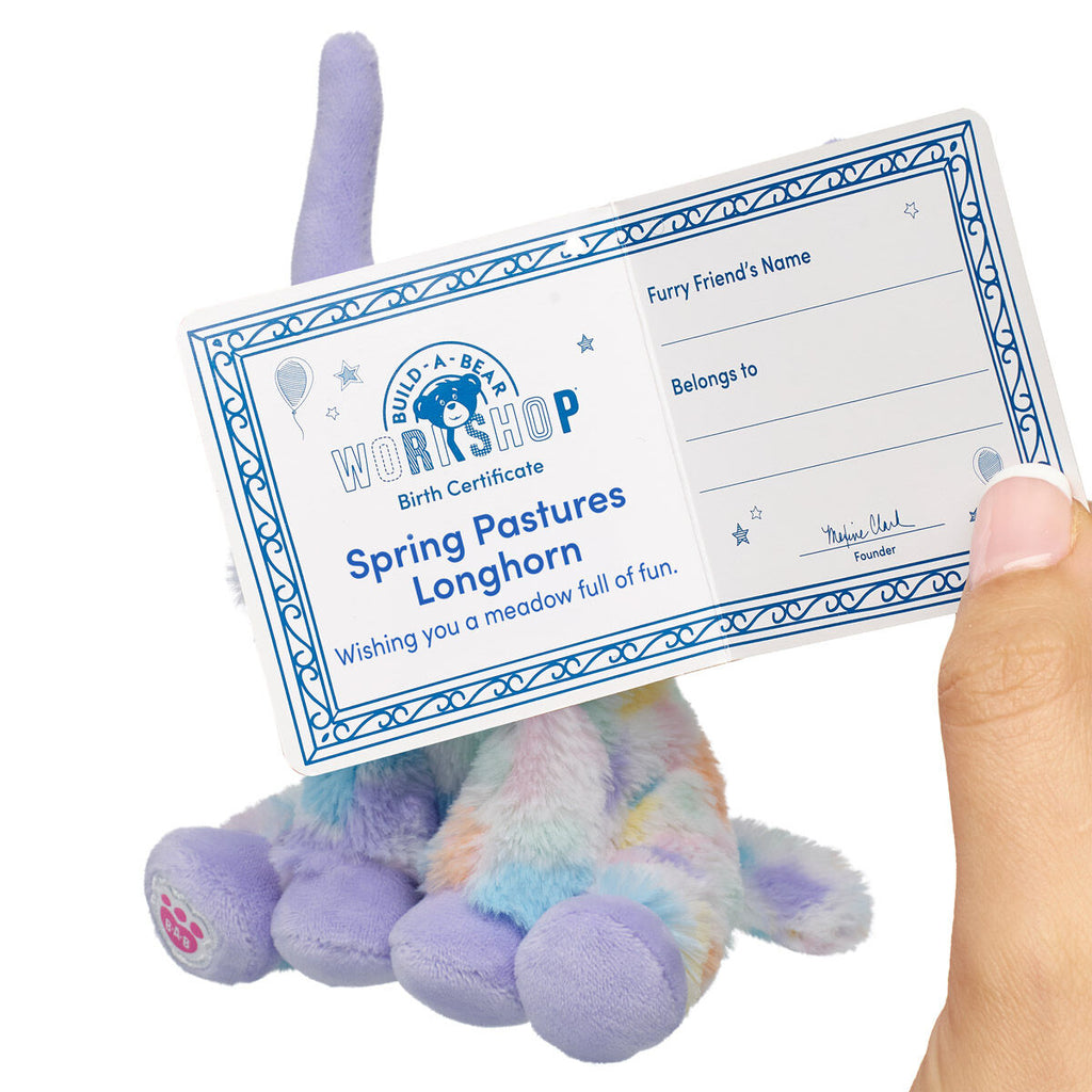 Build-A-Bear Mini Beans® Spring Pastures Longhorn Stuffed Animal
