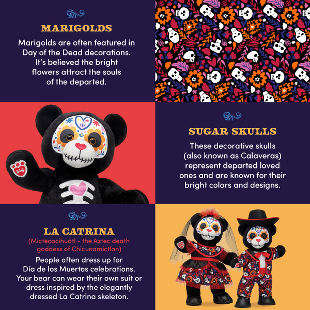 Día de los Muertos Teddy Bear