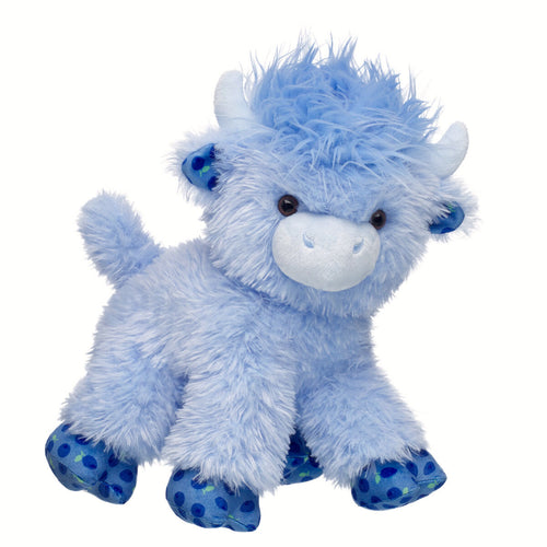 Blueberry Highland Cow Stuffed Animal
